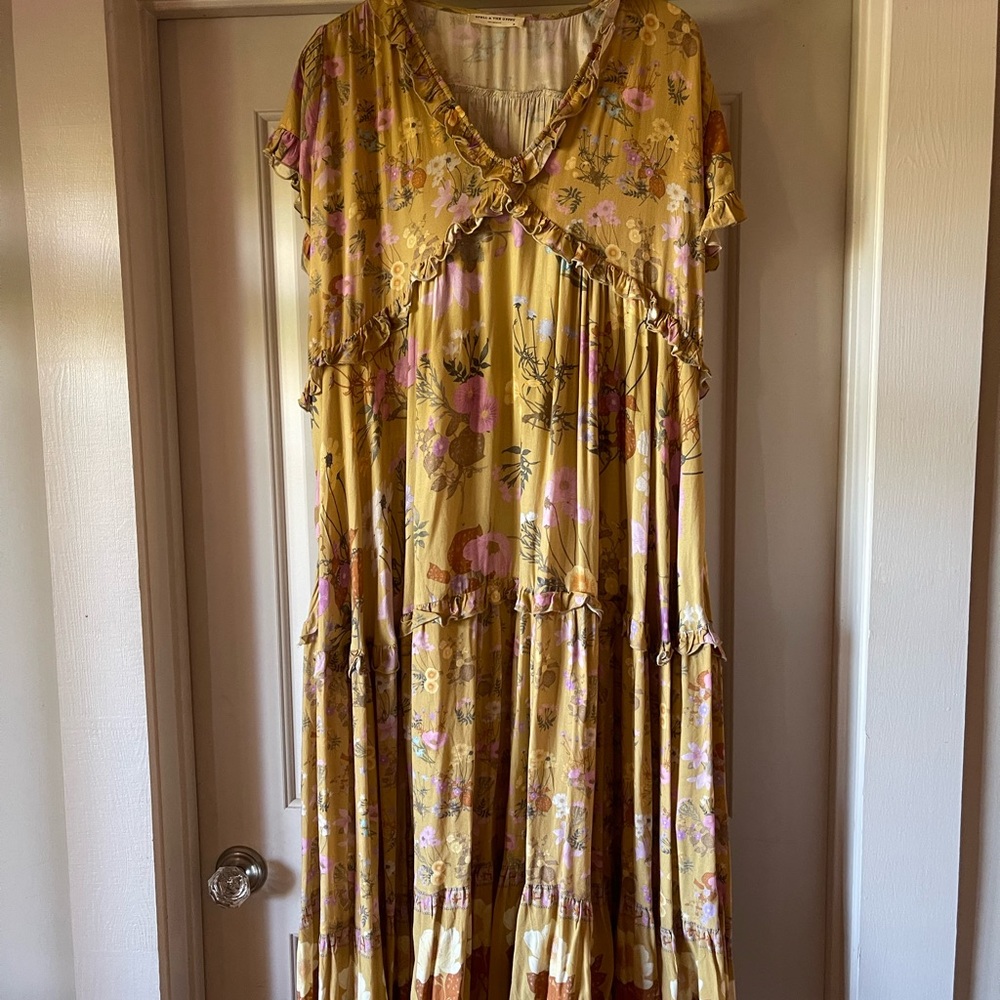 Spell Yellow Floral Maxi Dress